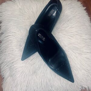 Michael Kors Collection Sparkling Black Heels
